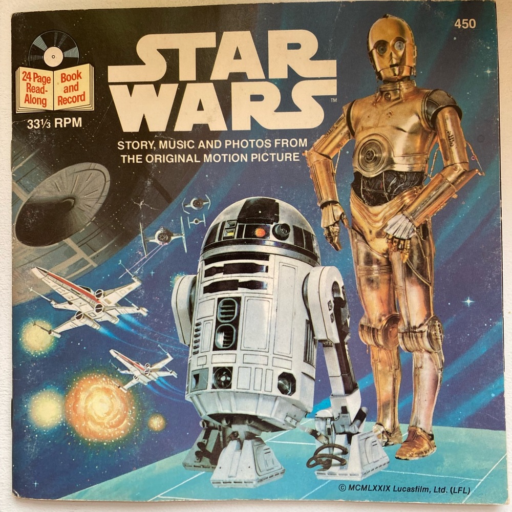1979 Star Wars 24 page read along with record